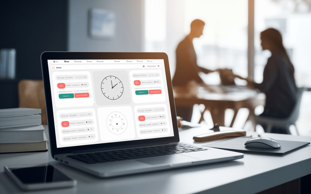 interface clockify suivi temps gratuit ecran portable