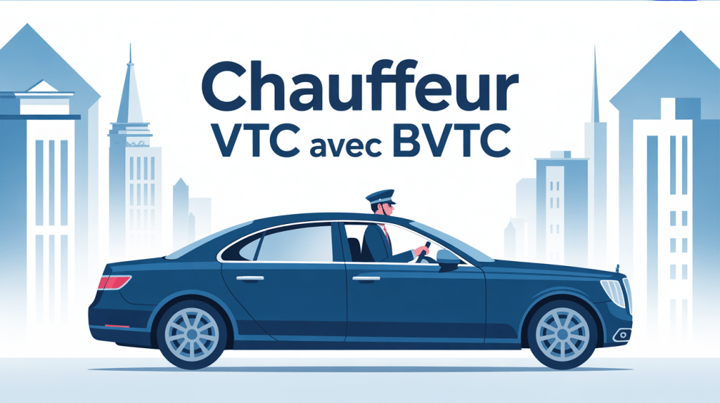 voiture élégante et chauffeur vtc bvtc en ville