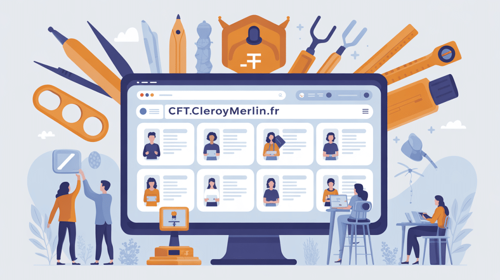 Illustration plateforme cftcleroymerlin.fr