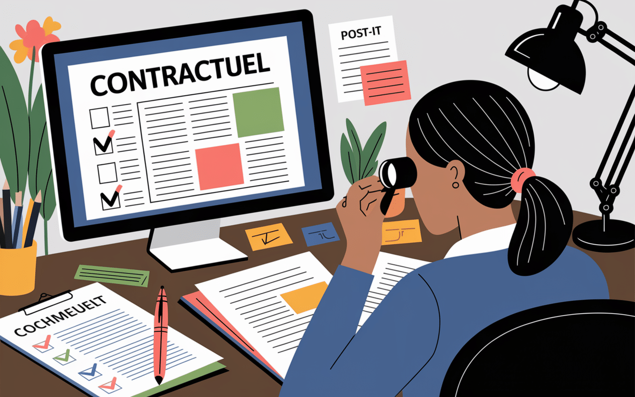 Détection de clauses abusives dans le bureau.