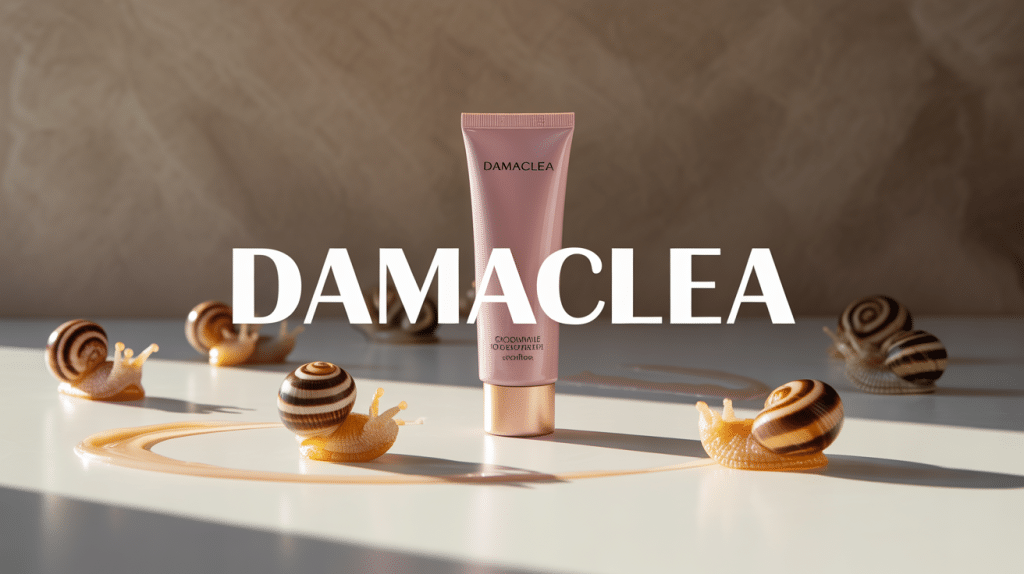 Tube de crème Damaclea avec bave d'escargot