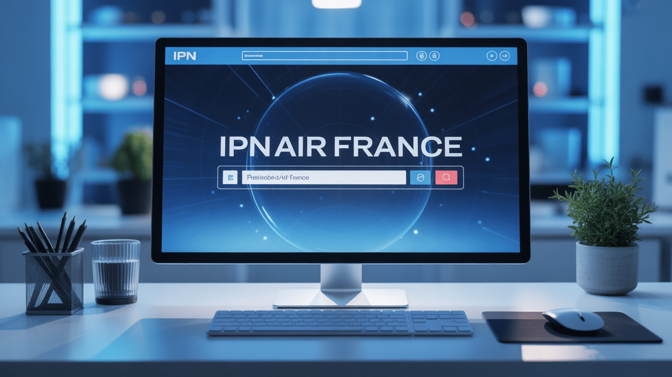 Interface du portail IPN Air France
