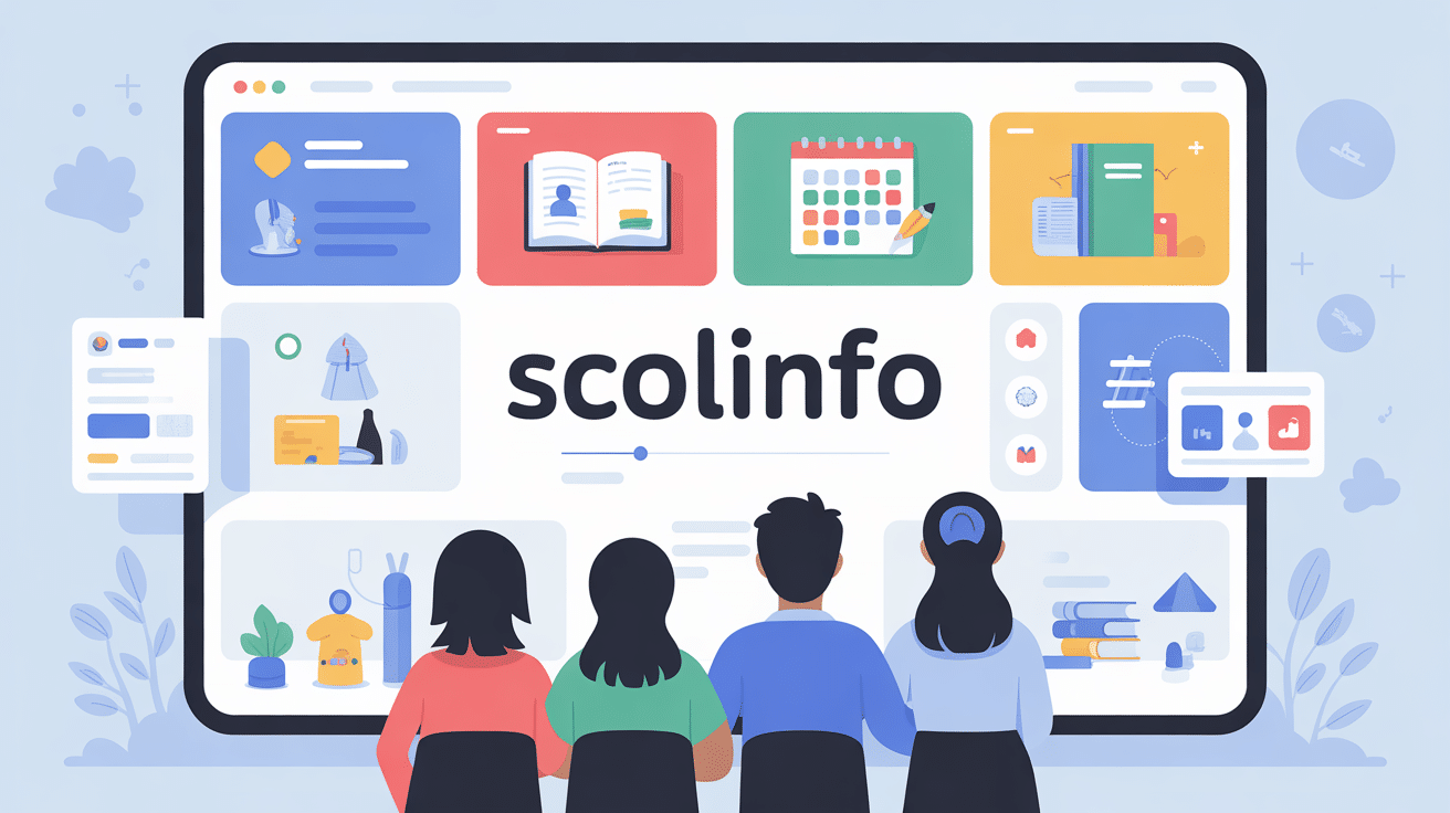 Scolinfo sur écran