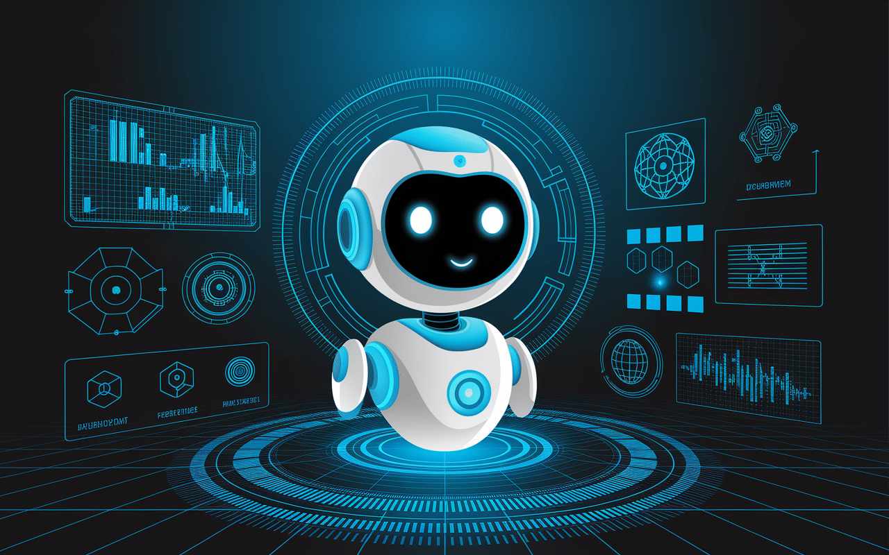 Illustration futuriste et technologies