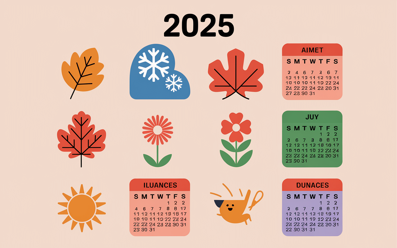 Calendrier des vacances 2025 Belgique francophone