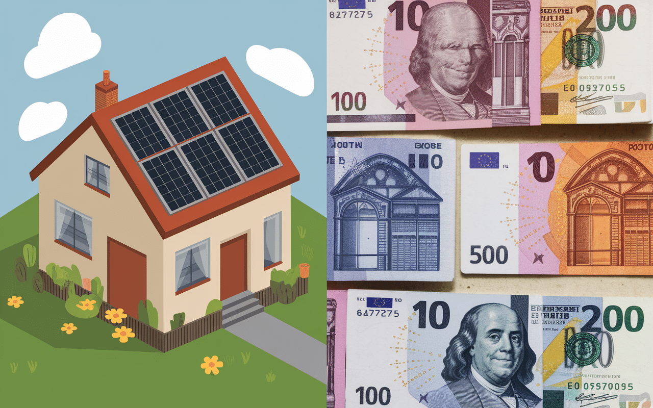 Visuel économies kit solaire Code promo réduction Sunology Sun_RJHomeSolar maison et pièces