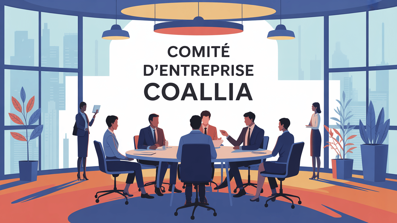 réunion de collaborateurs comité d'entreprise coallia