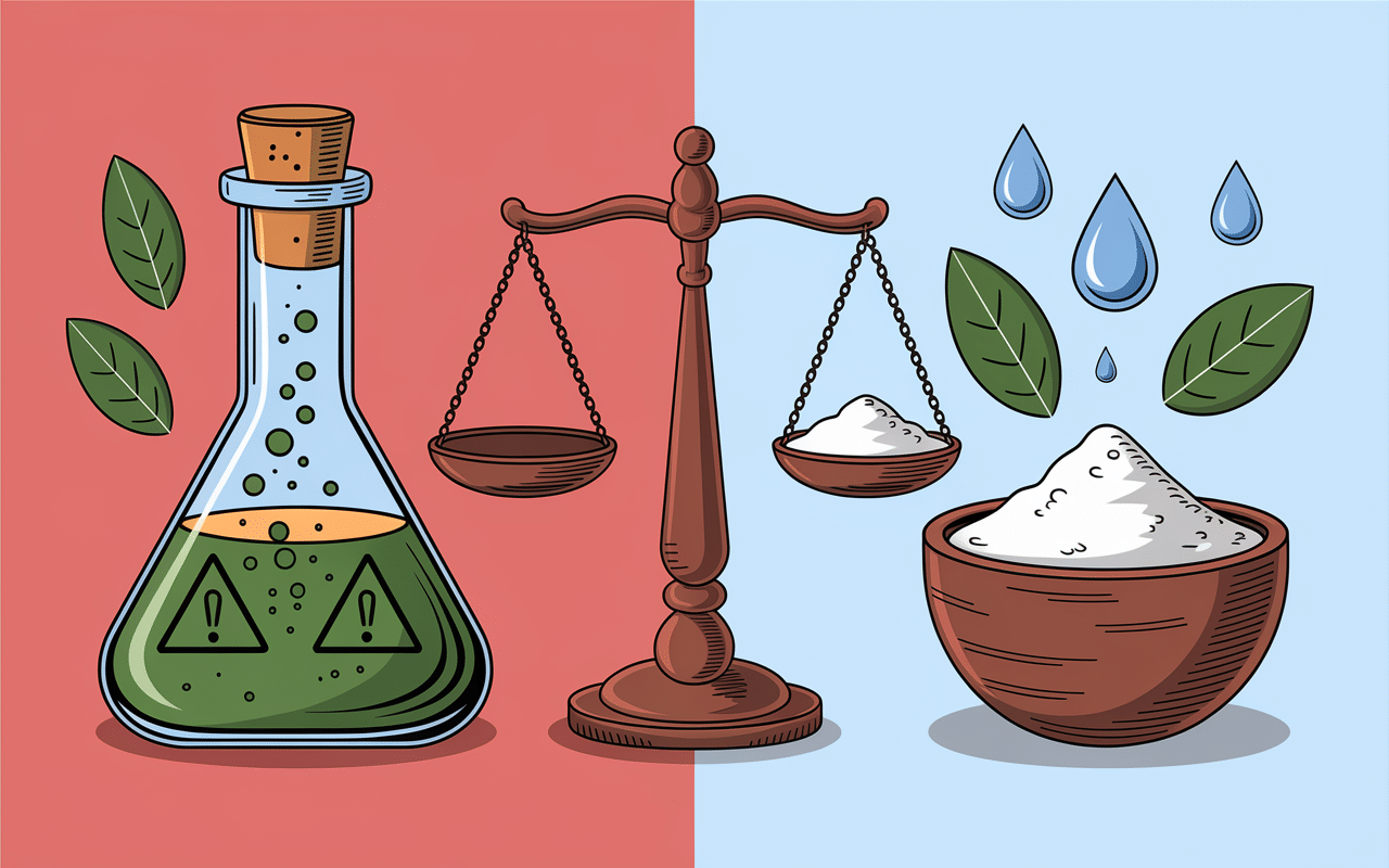 lessive percarbonate de soude vs lessive chimique