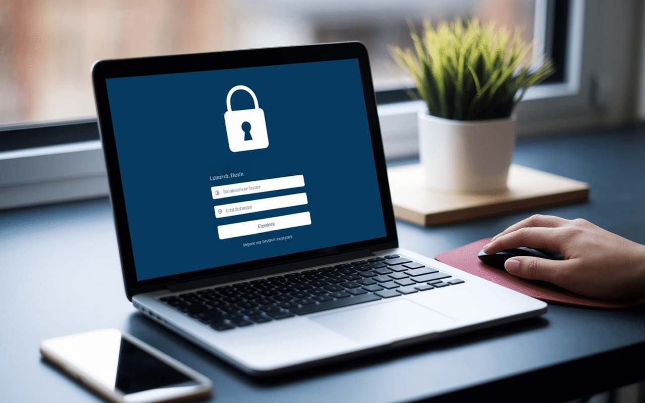 Page login sécurisée Gedia mon compte