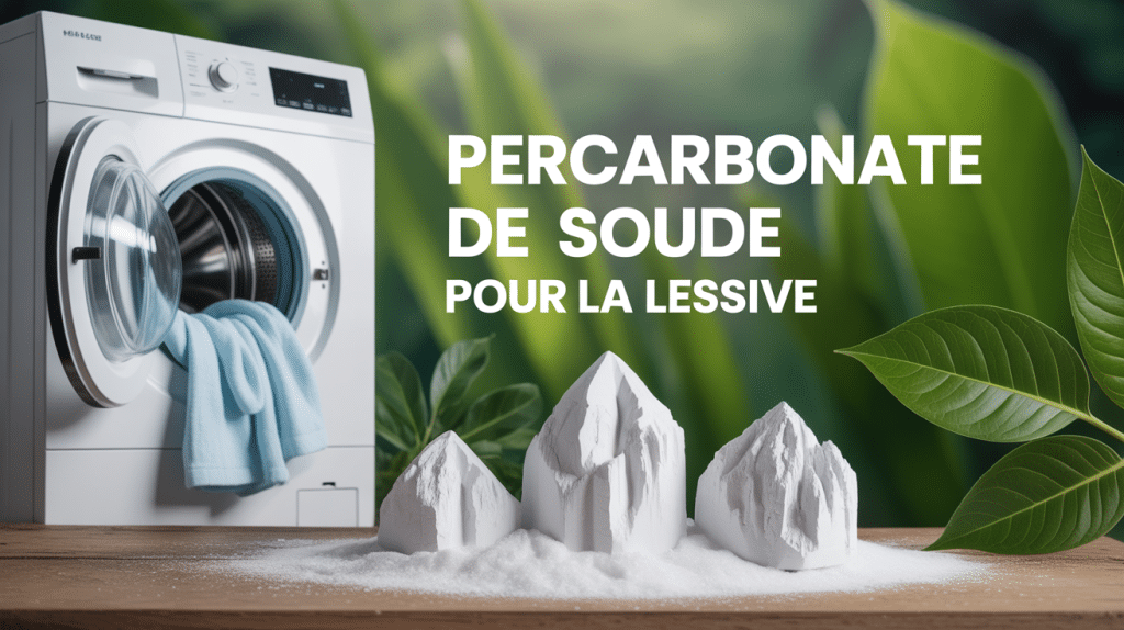 lessive percarbonate de soude machine linge blanc