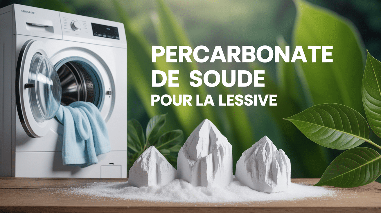 lessive percarbonate de soude machine linge blanc