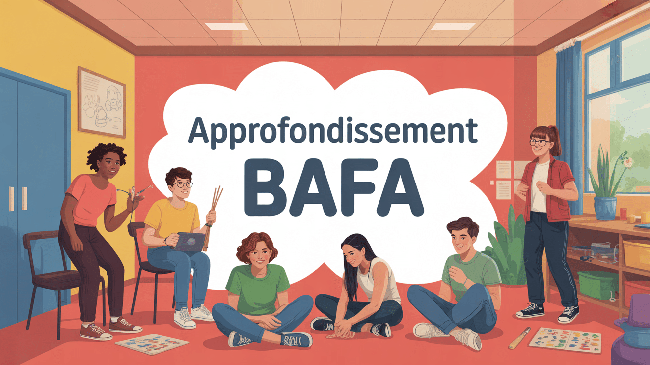 Illustration groupe animateurs approfondissement BAFA