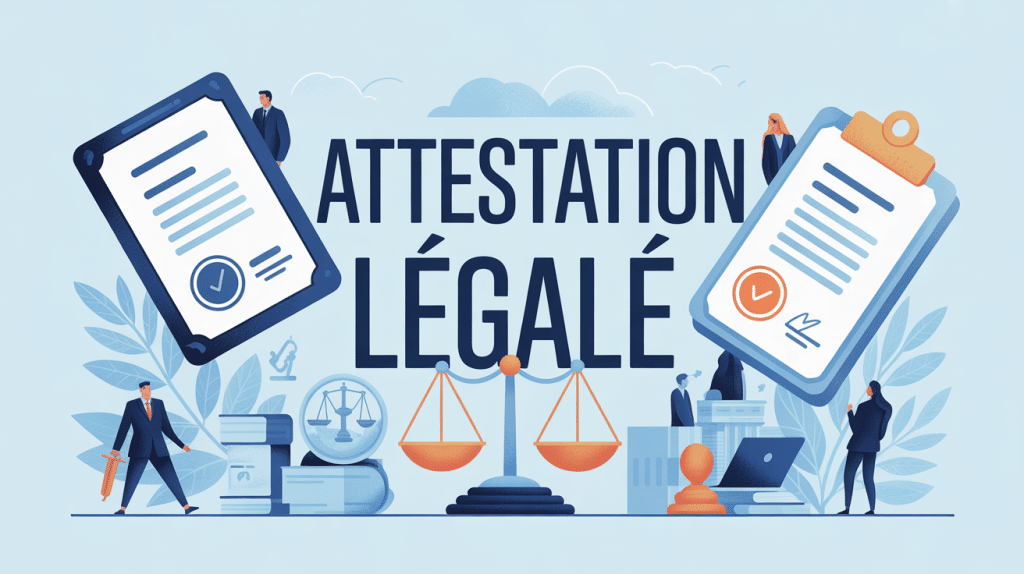 illustration attestation legale documents officiels entrepreneurs