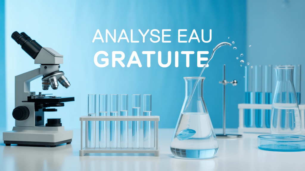 faire analyser son eau gratuitement en laboratoire scientifique