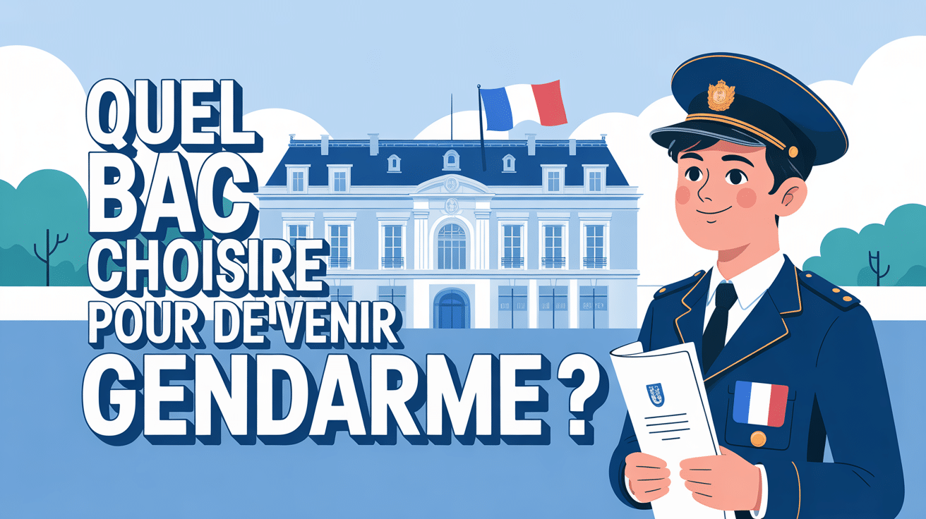 Quel bac pour devenir gendarme étudiant devant bâtiment officiel