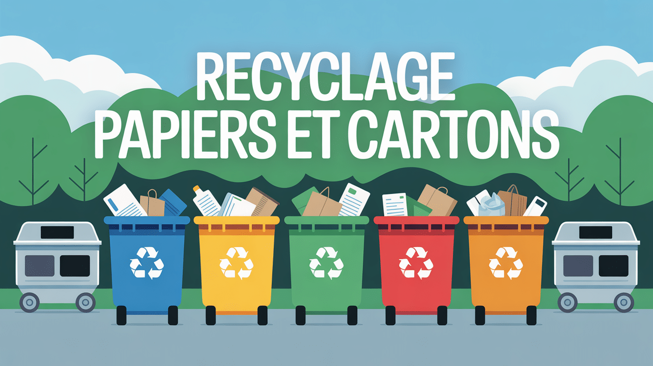 centre de tri recyclage des papiers et cartons