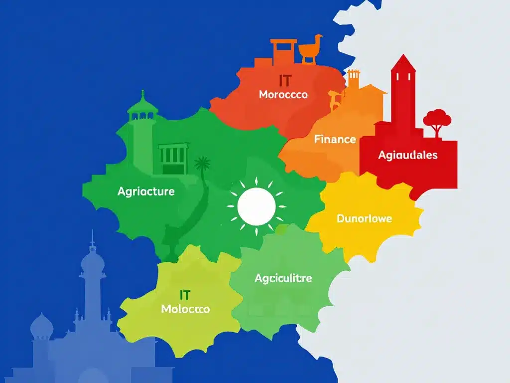 Disparités salaire moyen maroc par secteurs et régions