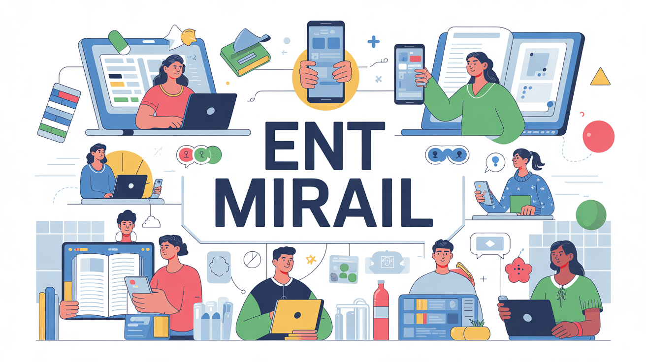 Illustration ent mirail espace numérique dynamique