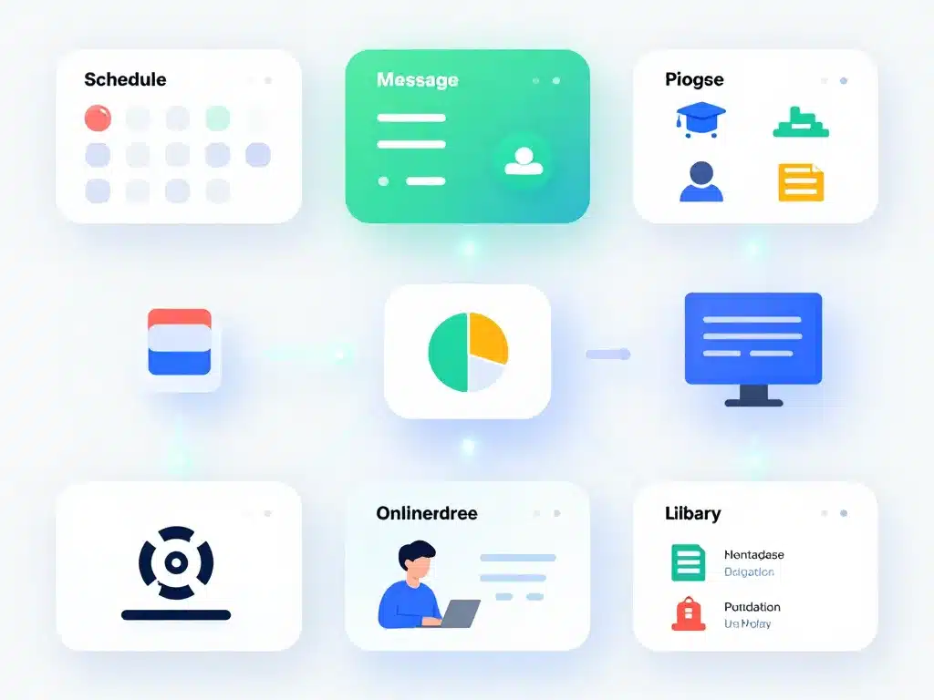 Fonctionnalités ENT univ Jean Jaurès : tableau de bord, outils scolarité