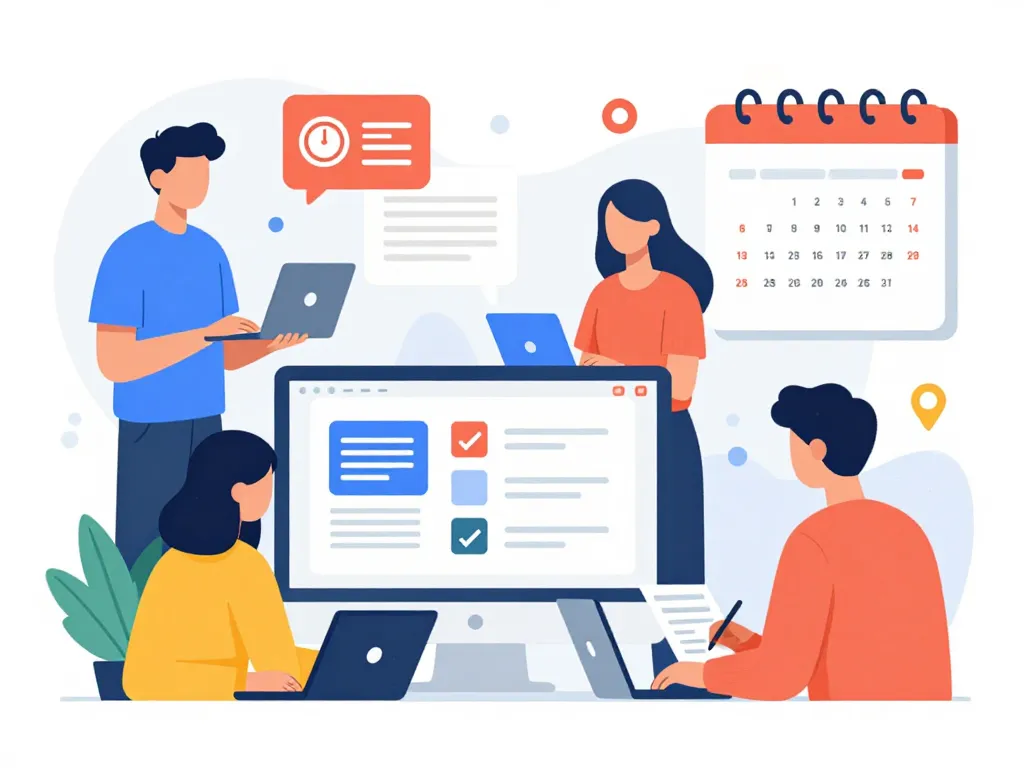 Scène collaboration sur Moodle Centrale Lyon