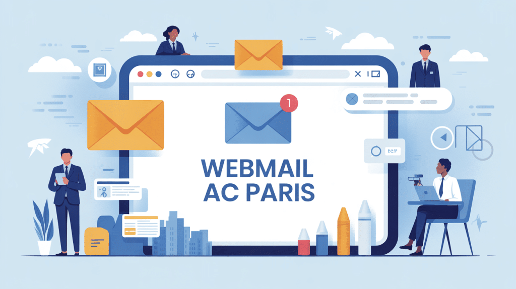 Illustration portail sécurisé webmail ac paris