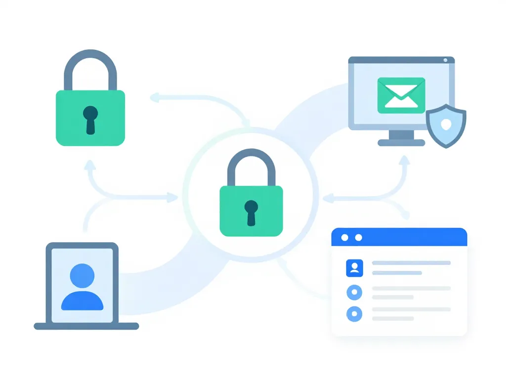 Diagramme gestion identifiants sécurité webmail ac reims