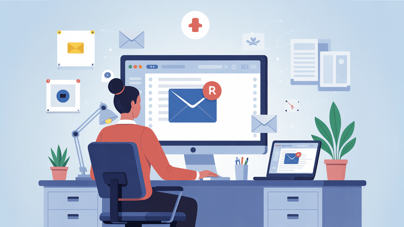 Illustration de l'utilisation professionnelle de webmail ac reims