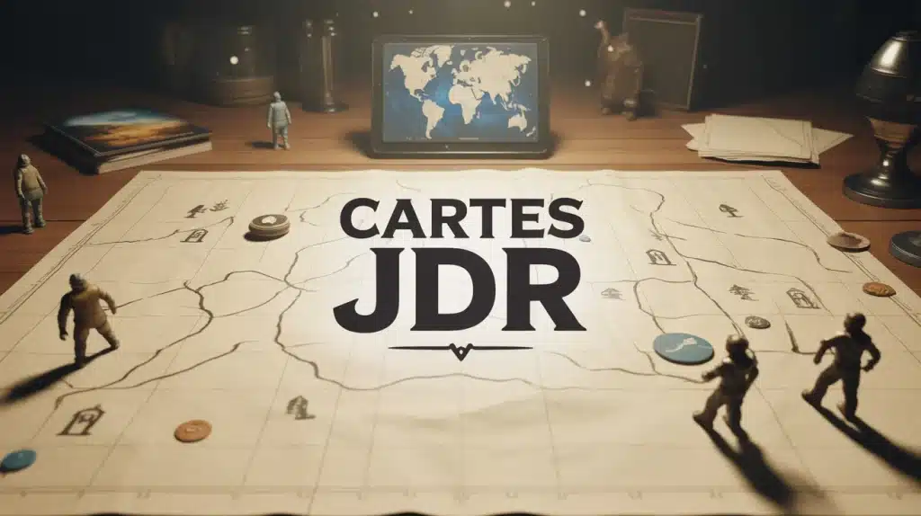 Cartes JDR : battlemaps et impression sur table de jeu