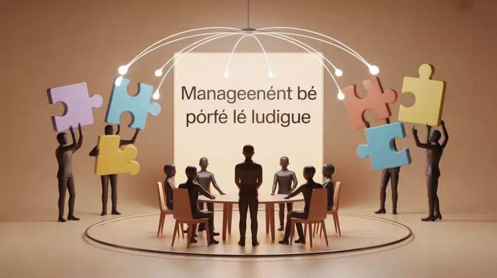 Jeu de cohésion : équipe en management ludique