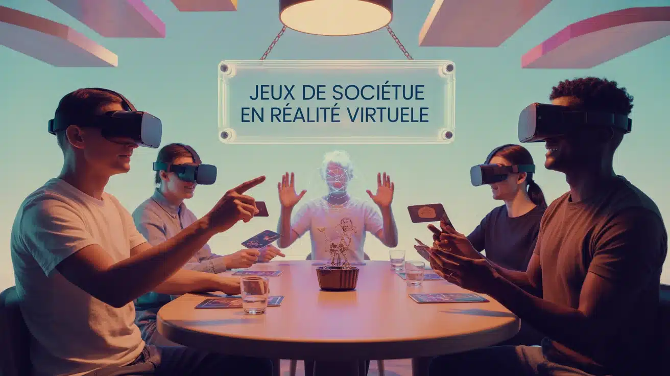 jeux de société en réalité virtuelle : table VR immersive