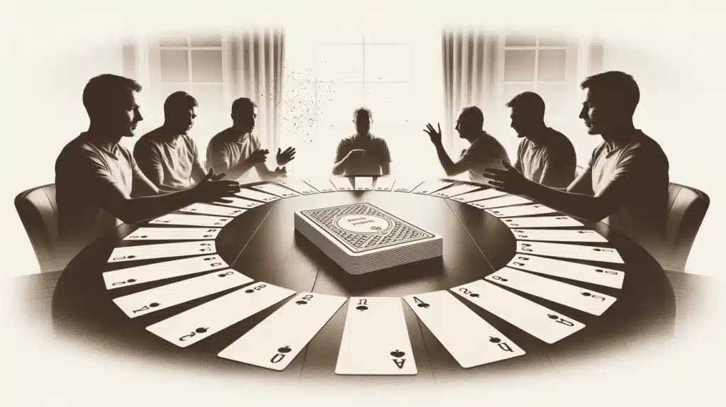 Image Pouilleux : carte orpheline et pioche