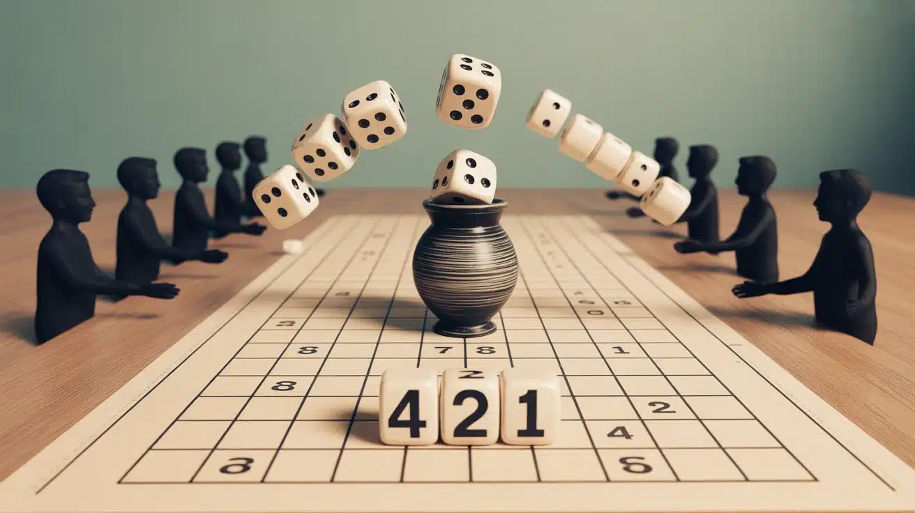 Règles du 421 : charge et décharge sur table isométrique