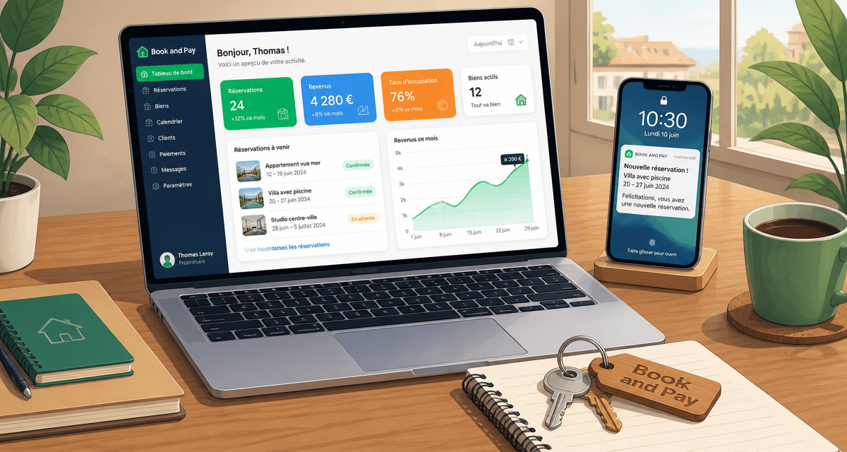 book and pay tableau de bord gestion locative