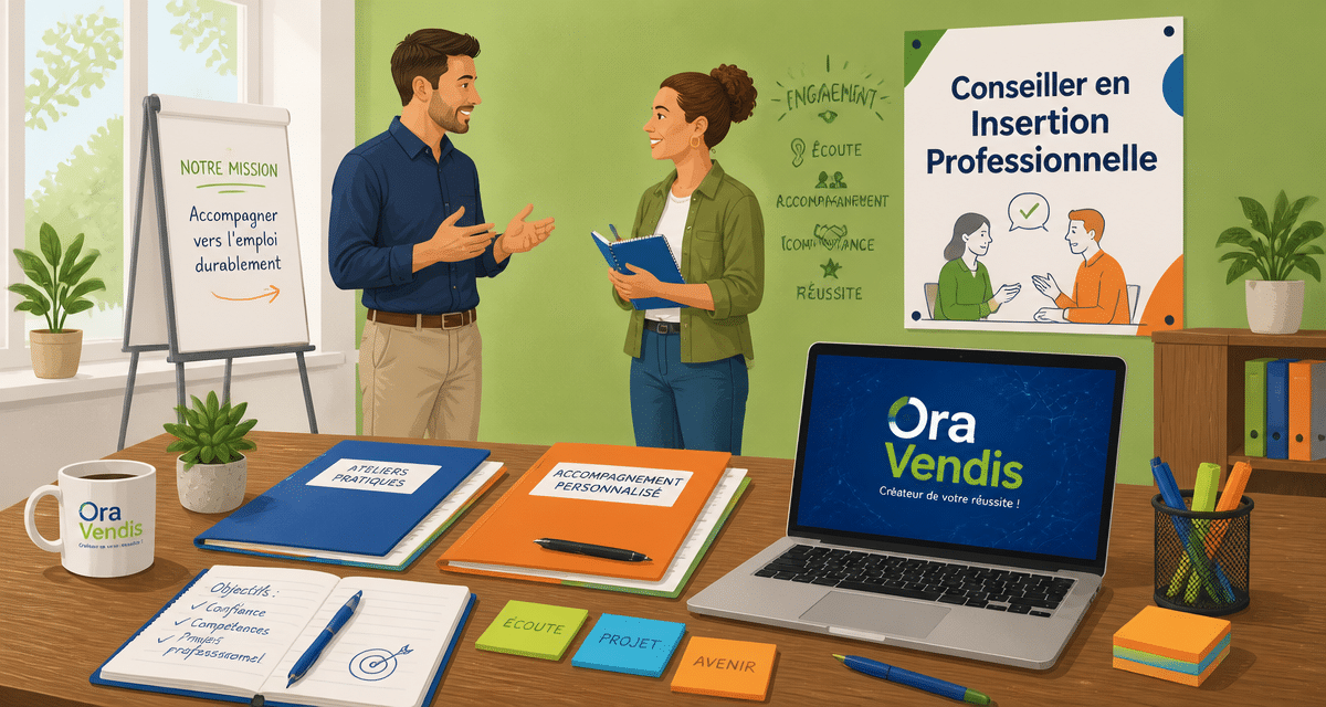 formation conseiller en insertion professionnelle ora vendis salle de formation