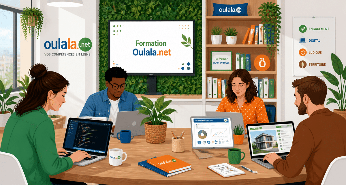 formation oulala.net pour un métier bien payé, coworking, 4 secteurs
