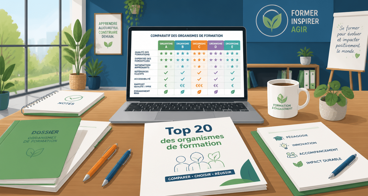 Top 20 des organismes de formation, salle de formation moderne