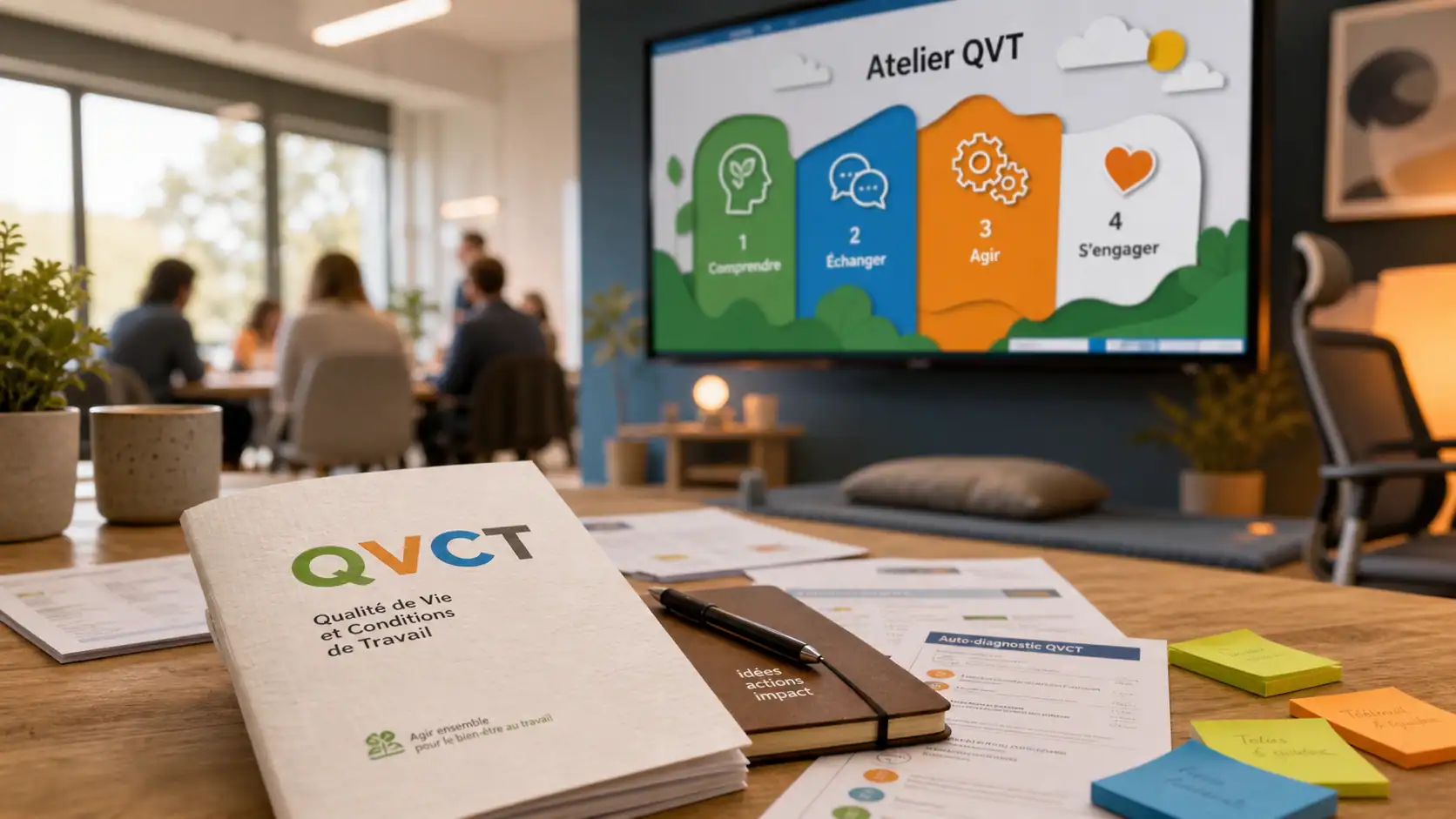 Atelier QVT en entreprise : 1€ investi pour 13€ de retour