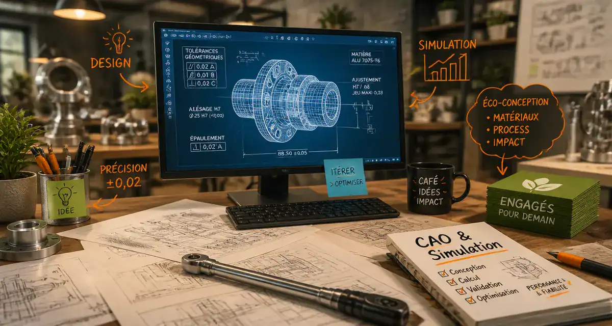 Bureau d’étude mécanique : plans et CAO pour fiabiliser les projets industriels