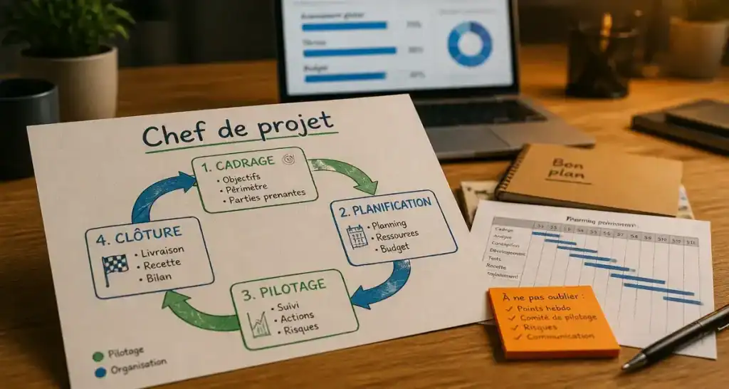 Formation chef de projet : compétences clés pour financer la certification