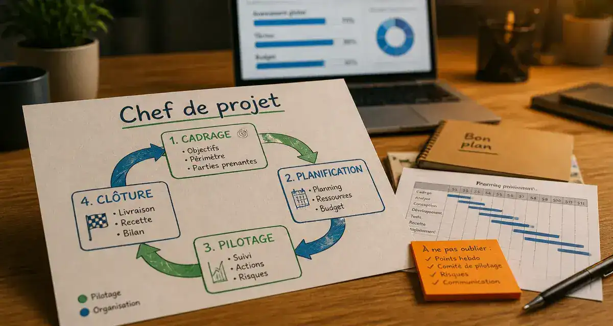 Formation chef de projet : compétences clés pour financer la certification