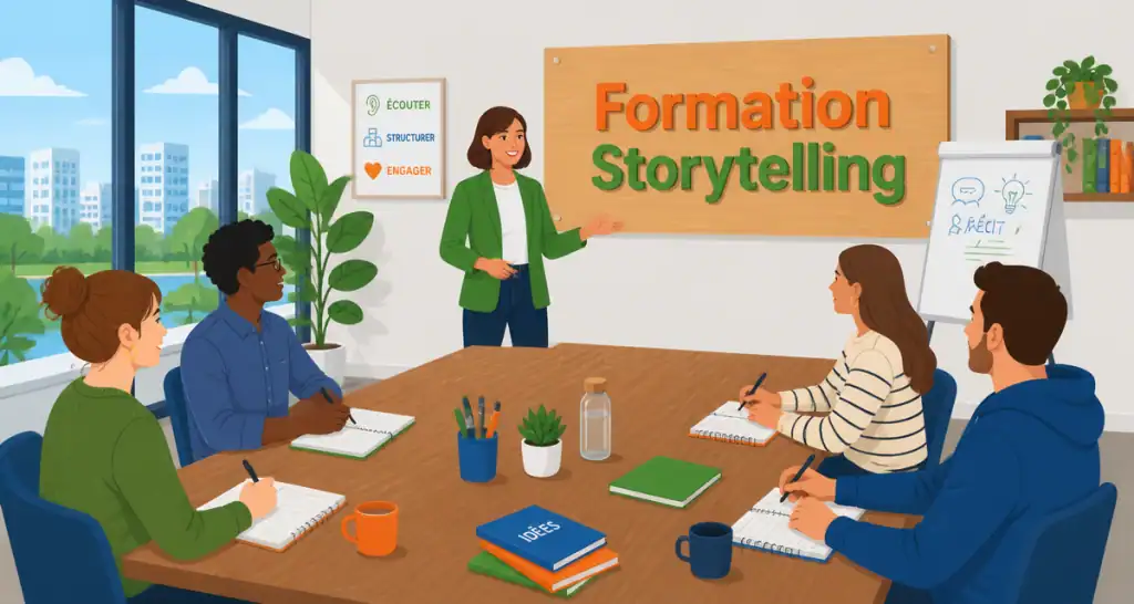 formation storytelling autour d'une table