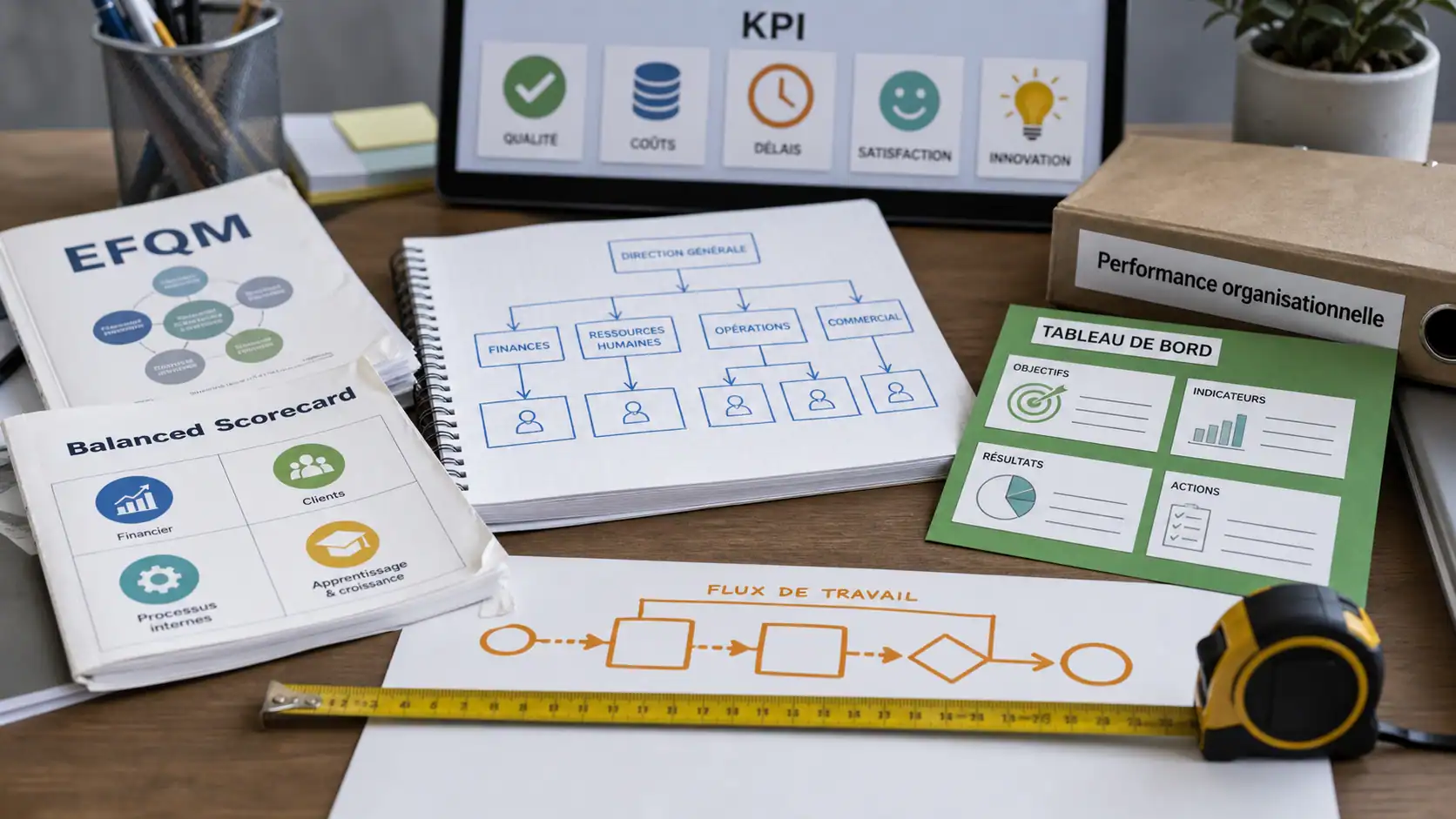 Performance organisationnelle : tableau de bord et KPI pour transformer l’efficacité en résultats durables