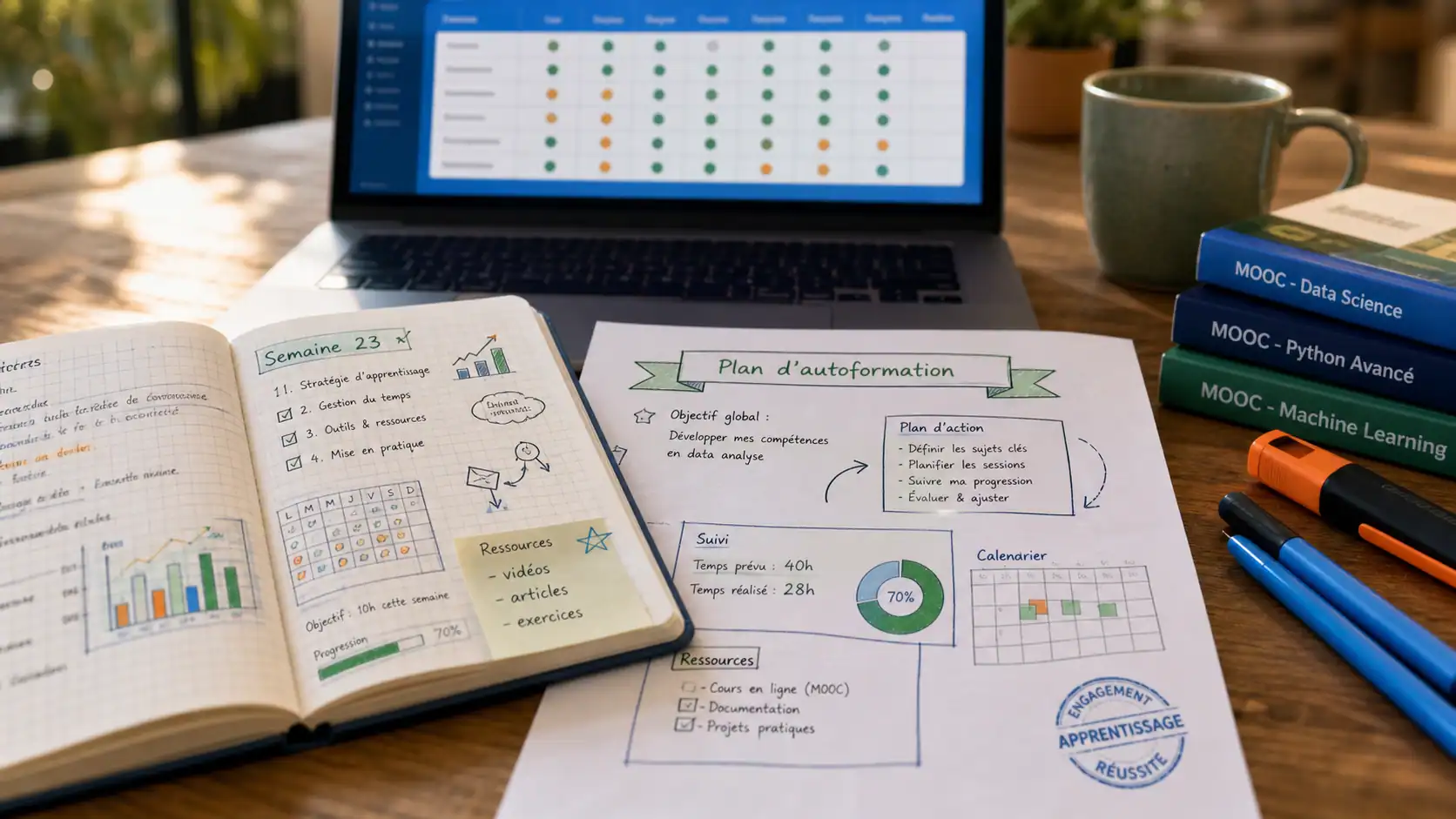 Autoformation : plan clair pour apprendre seul