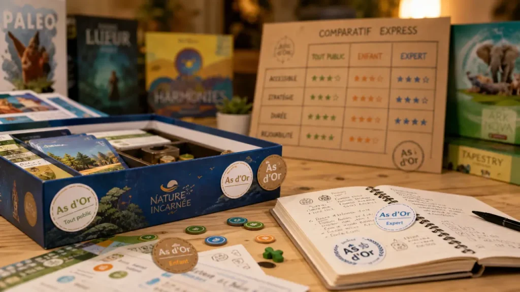 Jeux de société primés 2025 : 4 catégories et sélections