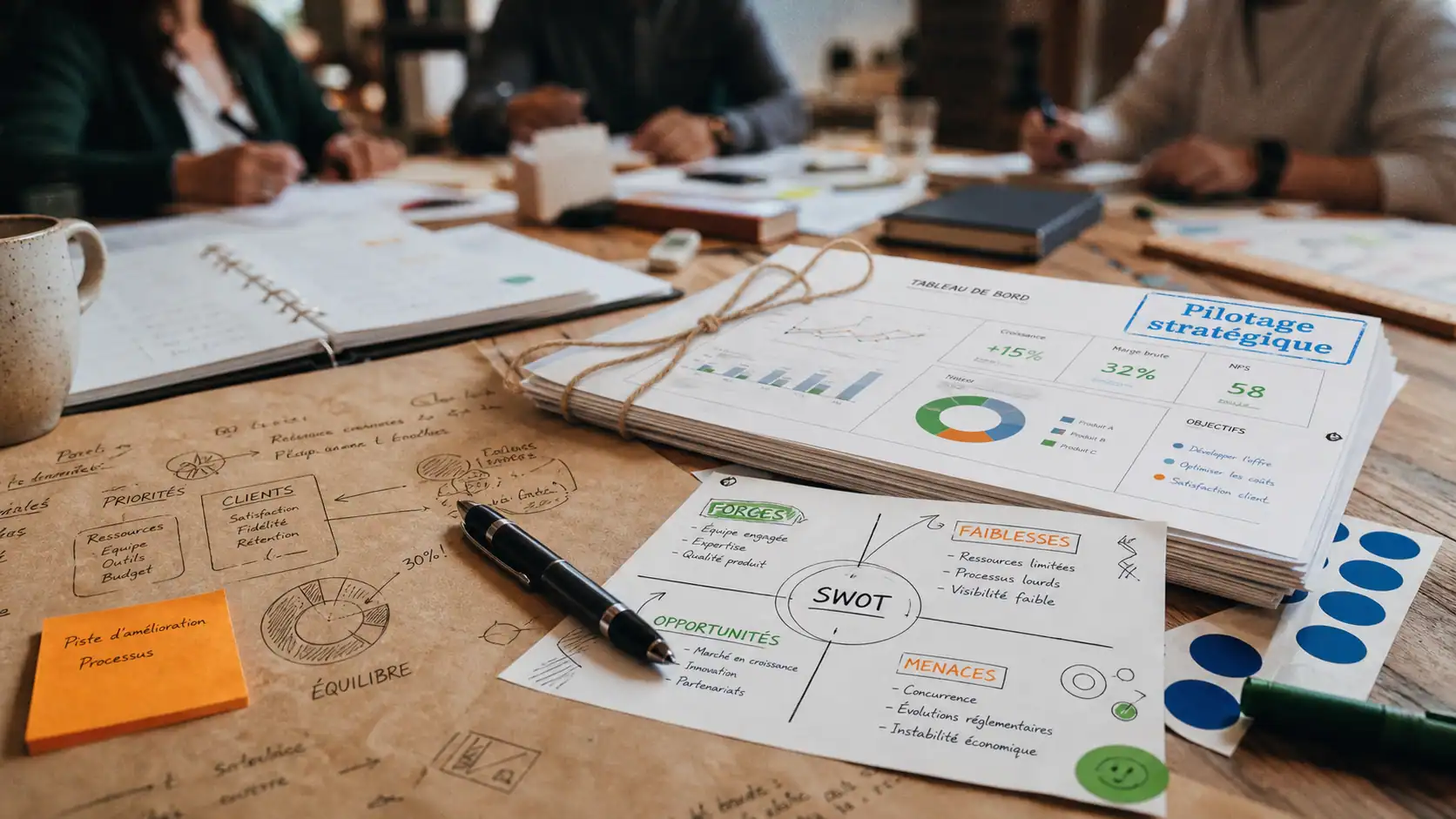 Pilotage stratégique : tableau de bord KPI pour éviter la dérive et le reporting inutile