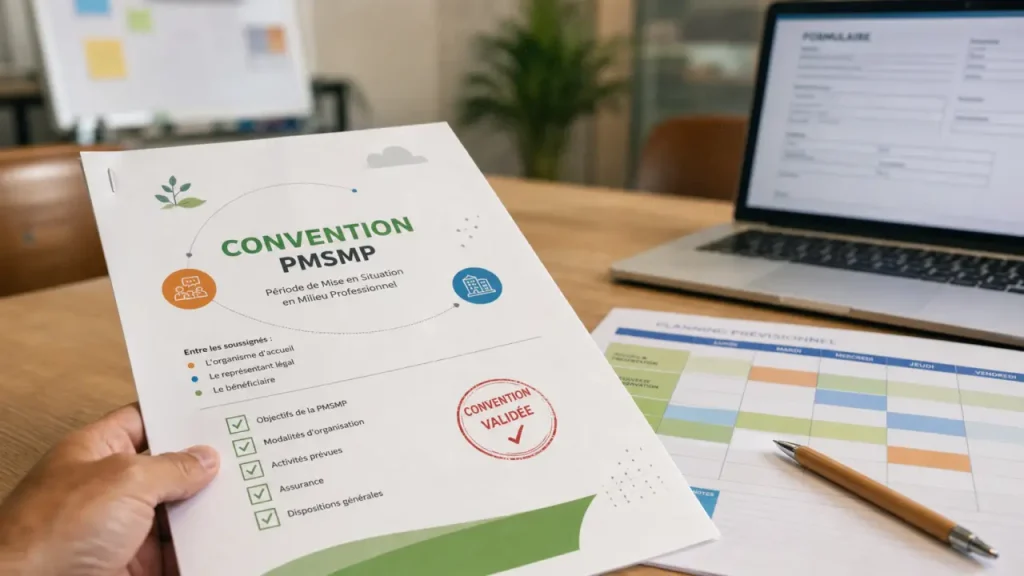 Stage immersion pole emploi remuneration : convention PMSMP et droits sans rémunération