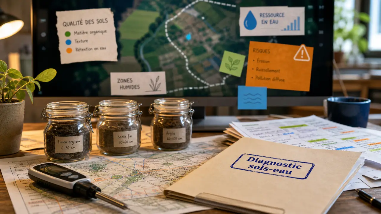 Consultant en gestion durable des ressources agricoles paris pour diagnostic sols-eau