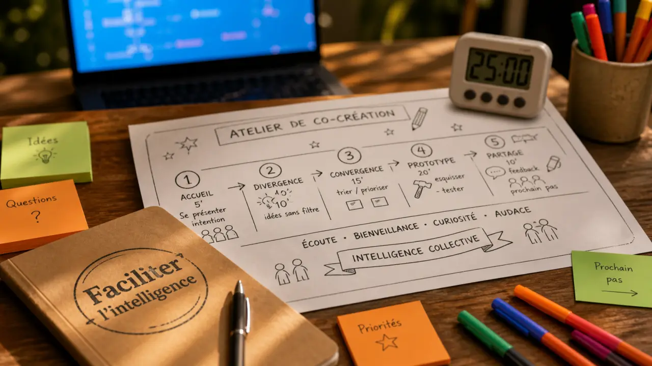 Formation intelligence collective : certification CPF durée posture de facilitateur