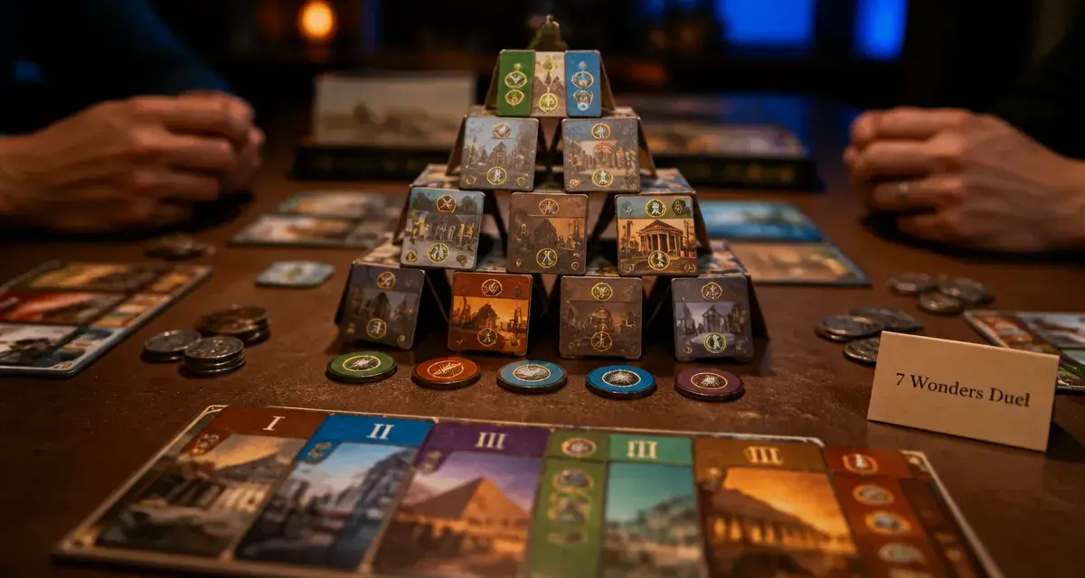 7 Wonders Duel : duel jeu de société à deux joueurs