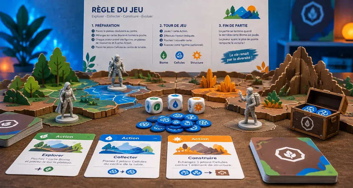 Dead Cells jeu de société : plateau fidèle, figurines et dés
